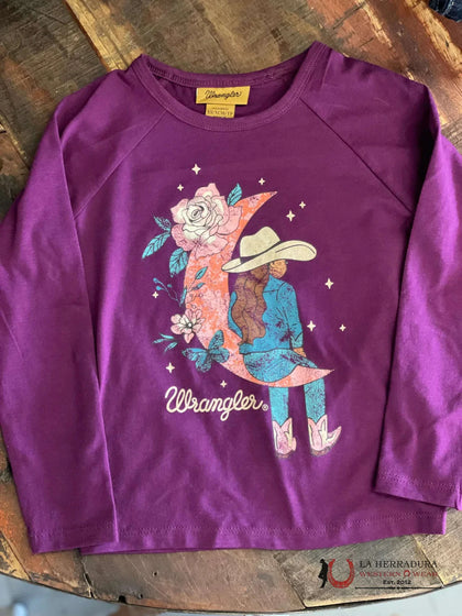 CAMISA WRANGLER DE MANGA LARGA COWGIRL MOON PARA NIÑA 112338531