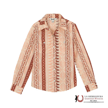 Wrangler Niñas Floral Vaquero Manga Corta Blanco 112359397