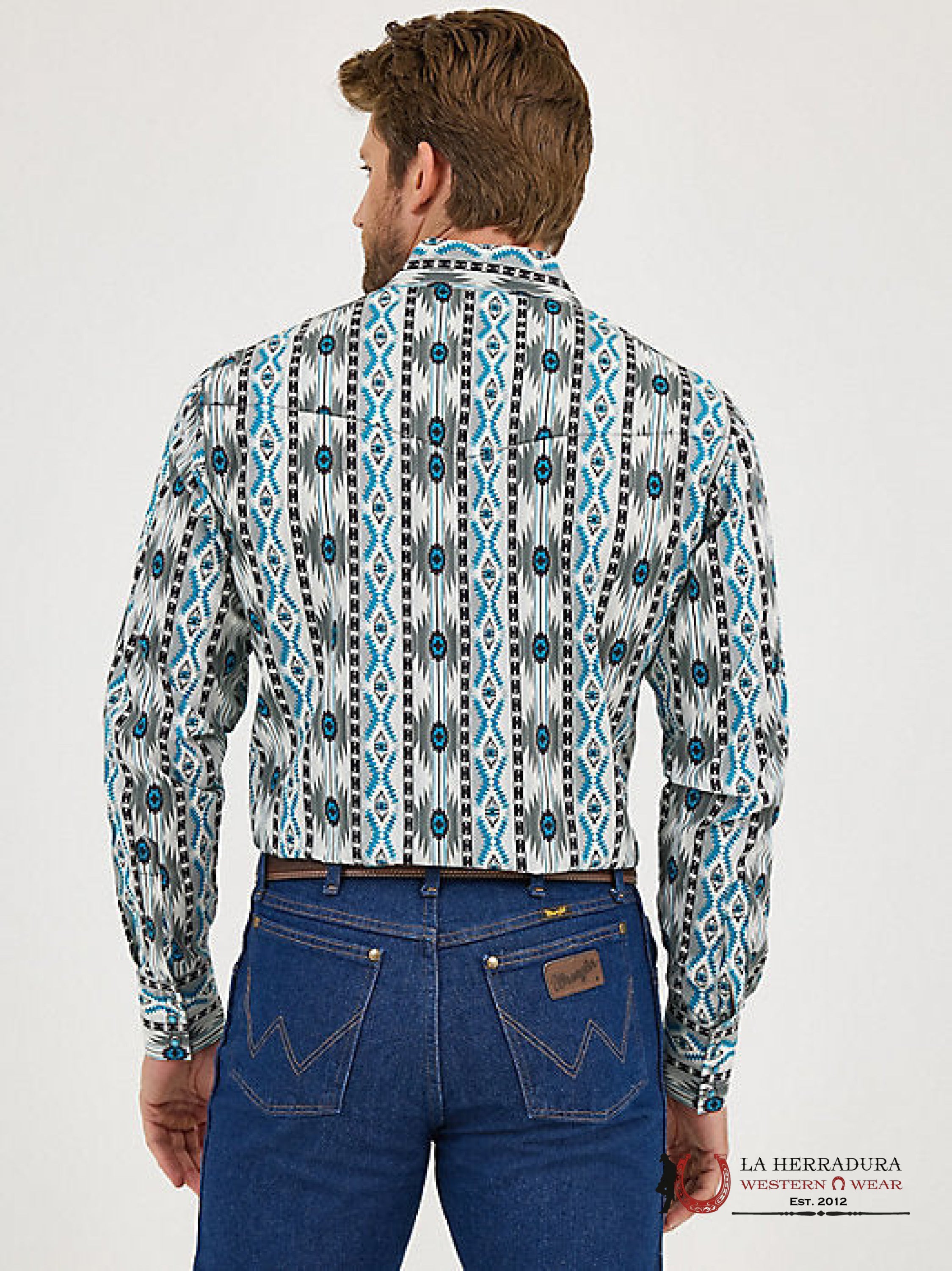 WRANGLER Grey Contrast Longsleeve Shirt ROPA HOMBRES