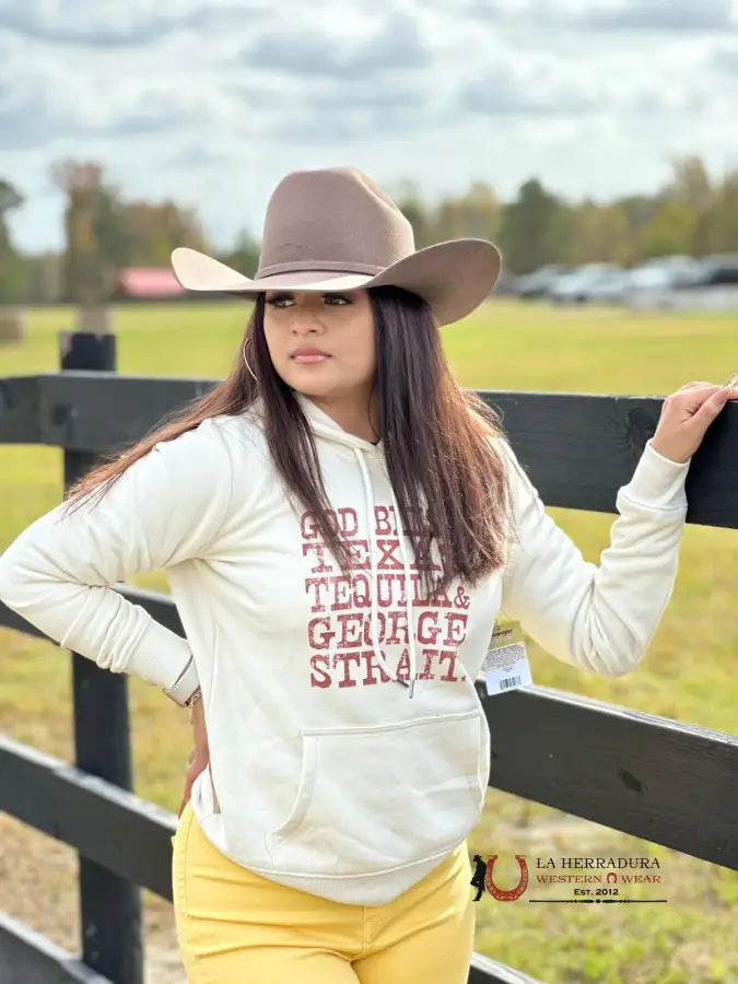 Wrangler Hoodie White Team Logo Ropa Mujeres