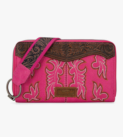 CARTERA ROSA FUERTE PAÑUELO WRANGLER
