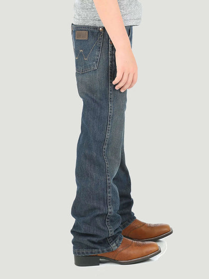 WRANGLER JEANS RETRO BOYS RELAXED BOOT FITS OVER BOOTS  10BRT20NS