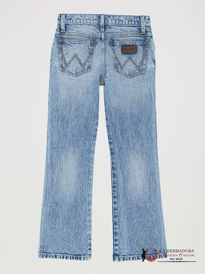 WRANGLER JEANS RETRO BOYS SLIM BOOT light blue denim 112367625 77BWZ