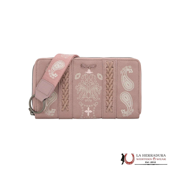 WRANGLER LIGHT PINK WALLET BANDANA
