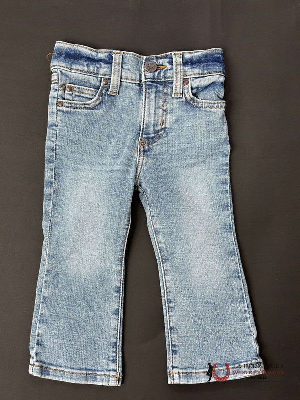 WRANGLER LIGHT WASH PINK EMB JEAN 112353063