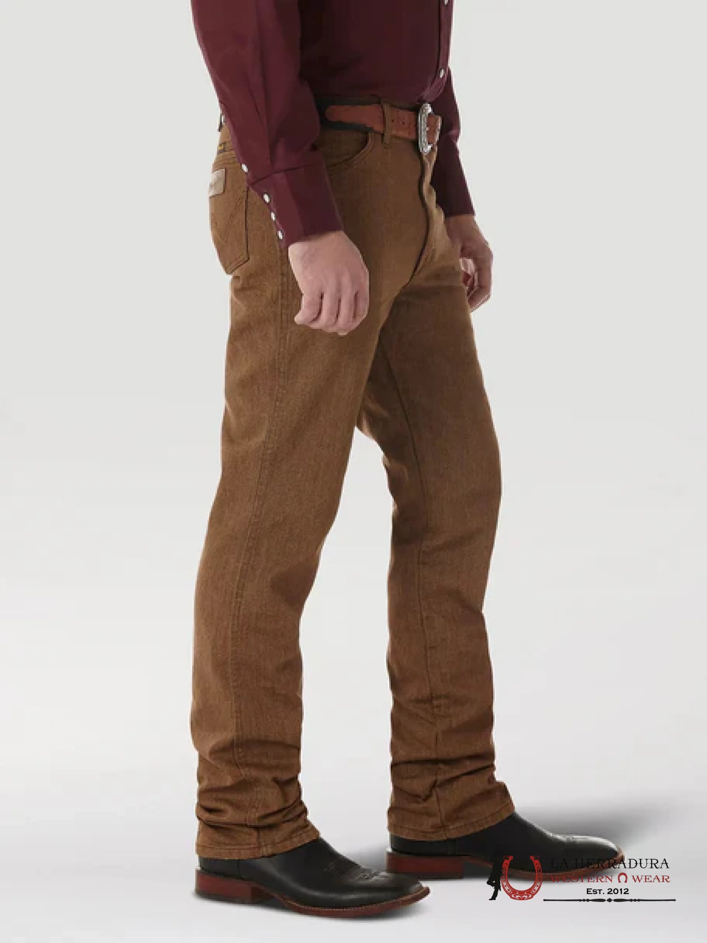 WRANGLER MEN’S JEANS COWBOY CUT SLIM FIT BLACK WHISKEY 100936BWK WRANGLER JEANS