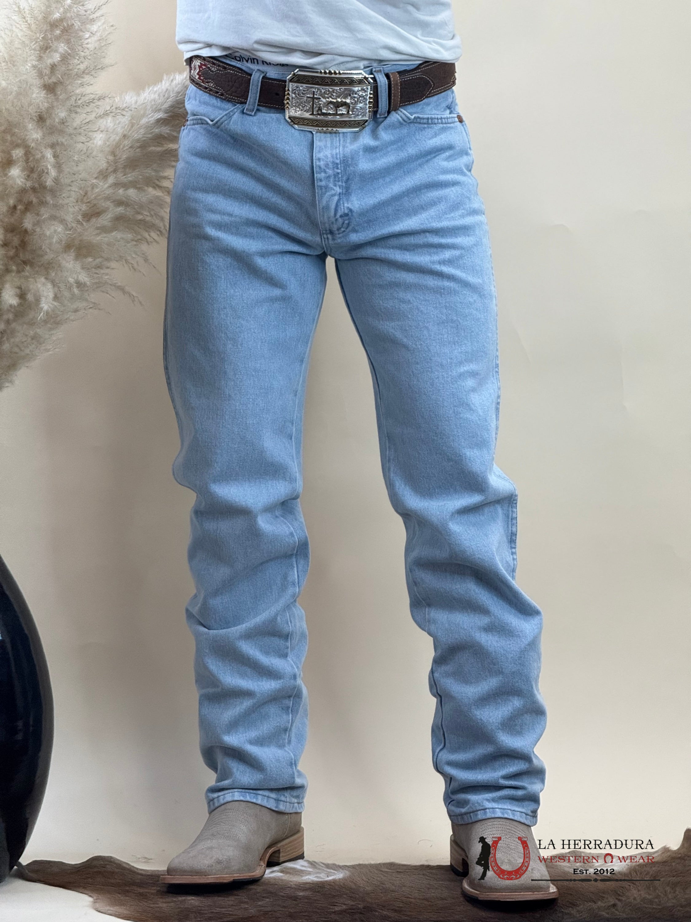 WRANGLER MEN’S JEANS COWBOY CUT SLIM FIT BLEACH 936GBH WRANGLER JEANS