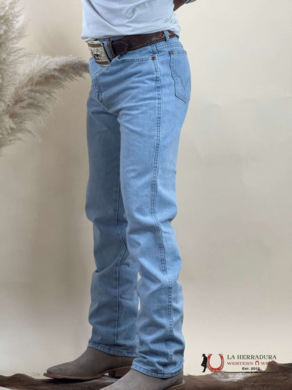 WRANGLER MEN'S JEANS COWBOY CUT SLIM FIT BLEACH 936GBH