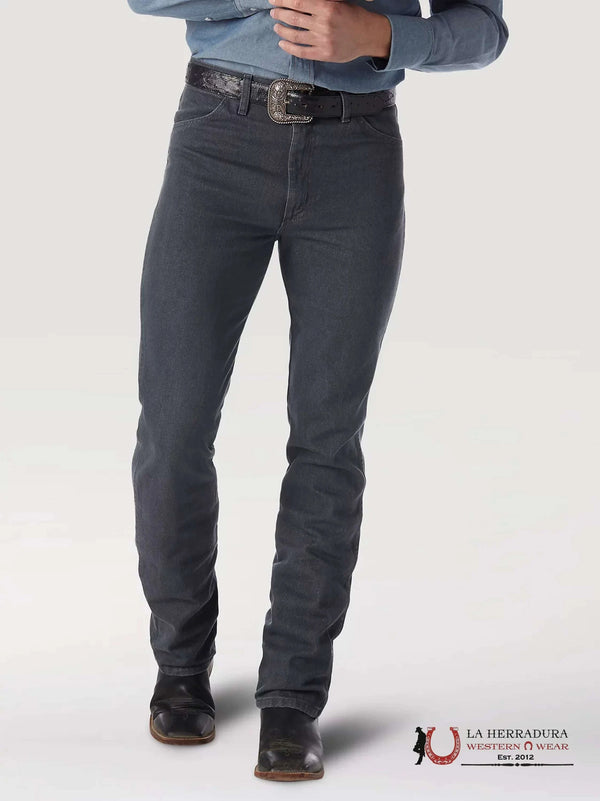 WRANGLER MEN'S JEANS COWBOY CUT SLIM FIT CHARCOAL GRAY 936CHG