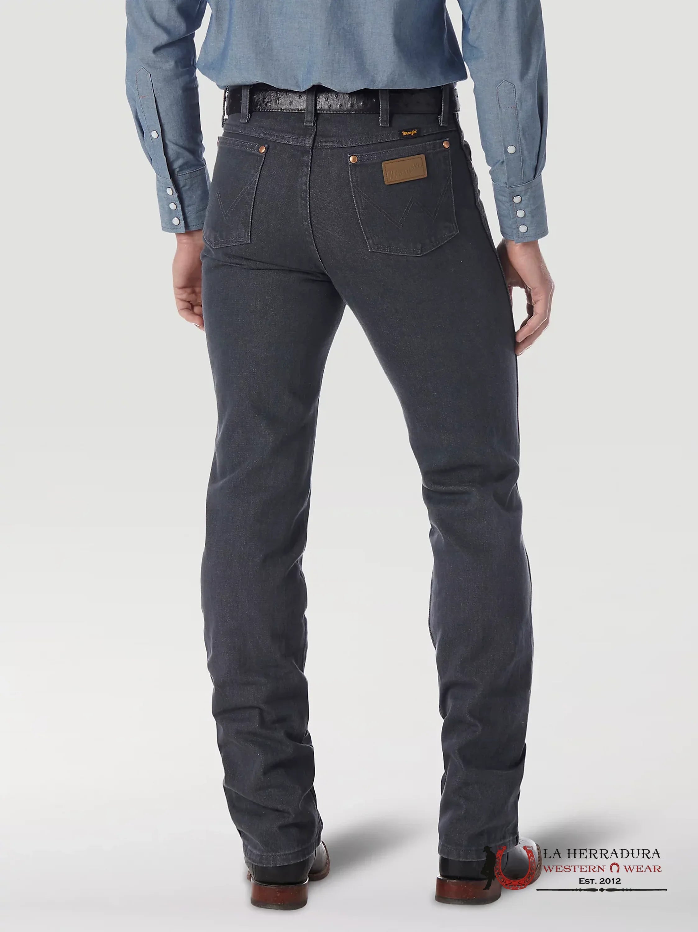 WRANGLER MEN’S JEANS COWBOY CUT SLIM FIT CHARCOAL GRAY 936CHG WRANGLER JEANS