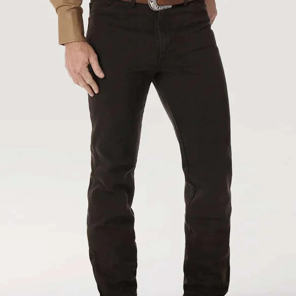 WRANGLER MEN'S JEANS COWBOY CUT SLIM FIT DARK BROWN-936KCL