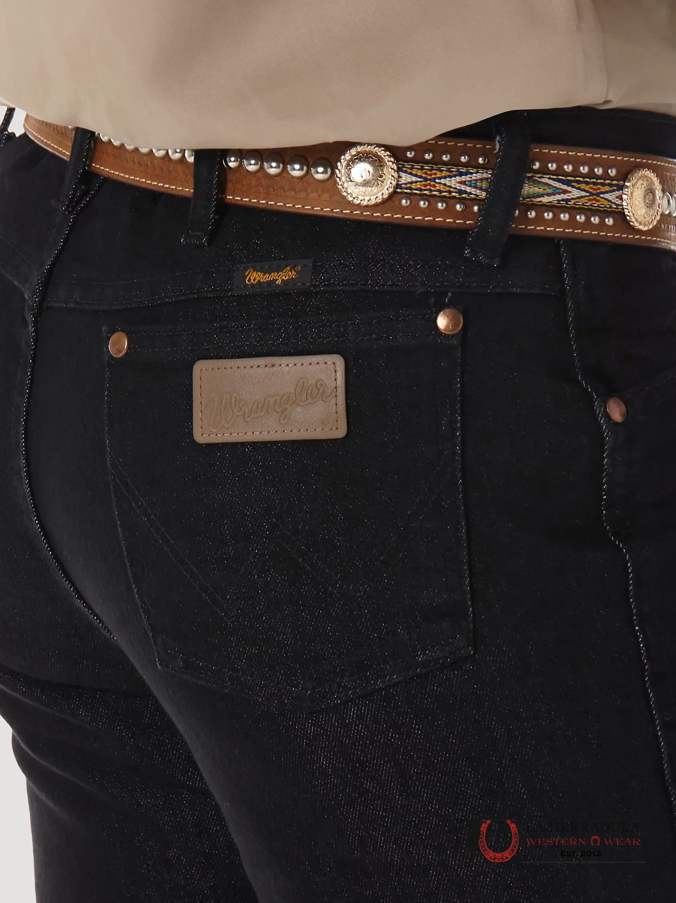 WRANGLER MEN’S JEANS COWBOY CUT SLIM FIT SHADOW BLACK 936WBK WRANGLER JEANS