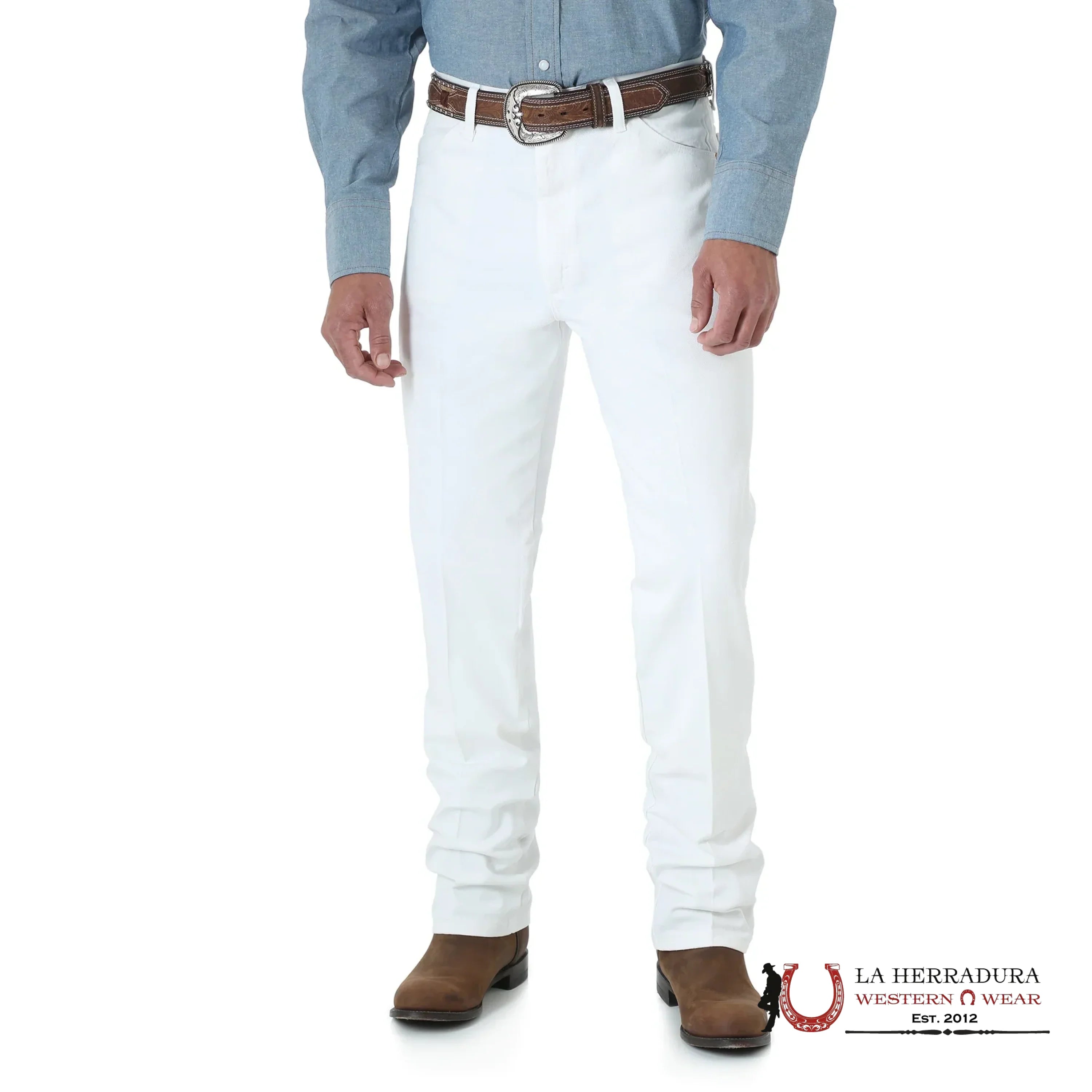 WRANGLER MEN’S JEANS COWBOY CUT SLIM FIT WHITE WASH 936WHI WRANGLER JEANS