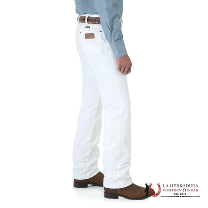 WRANGLER MEN'S JEANS COWBOY CUT SLIM FIT WHITE WASH 936WHI