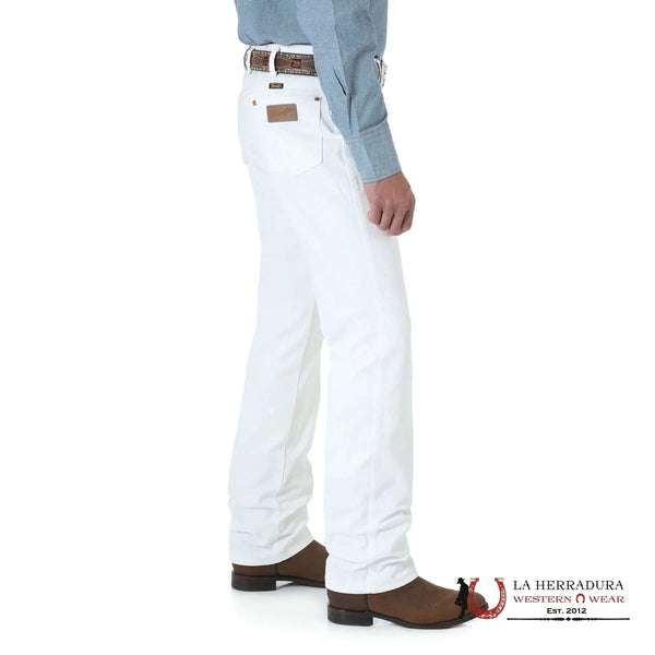 WRANGLER MEN'S JEANS COWBOY CUT SLIM FIT WHITE WASH 936WHI