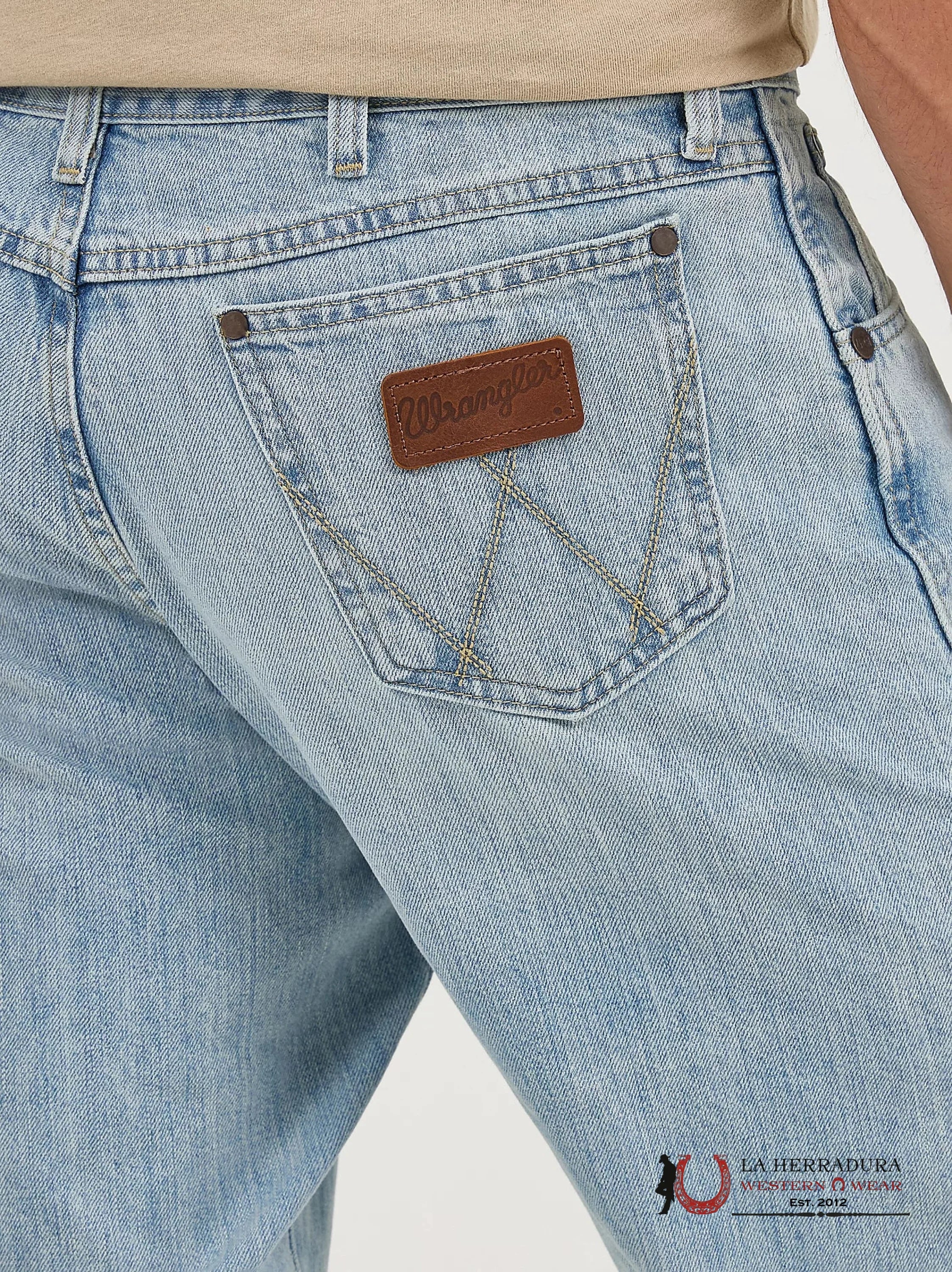 WRANGLER MEN’S JEANS RETRO RELAXED BOOT DARK BLUE WASH 10WRT20CR WRANGLER JEANS