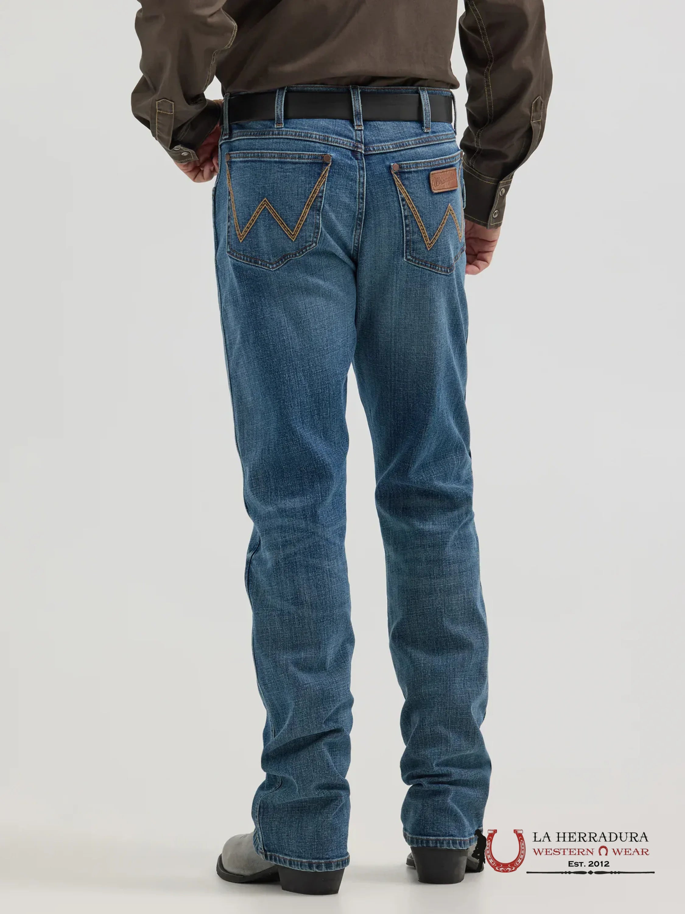 WRANGLER MEN’S JEANS RETRO RELAXED BOOT DARK BLUE WASH 112358247 WRT20 WRANGLER JEANS