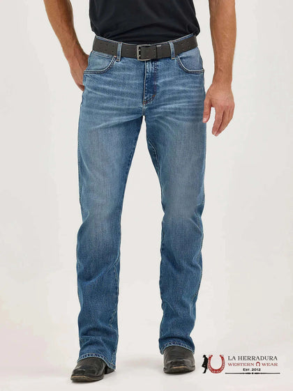 WRANGLER MEN'S JEANS RETRO RELAXED BOOT DARK BLUE WASH 112367677
