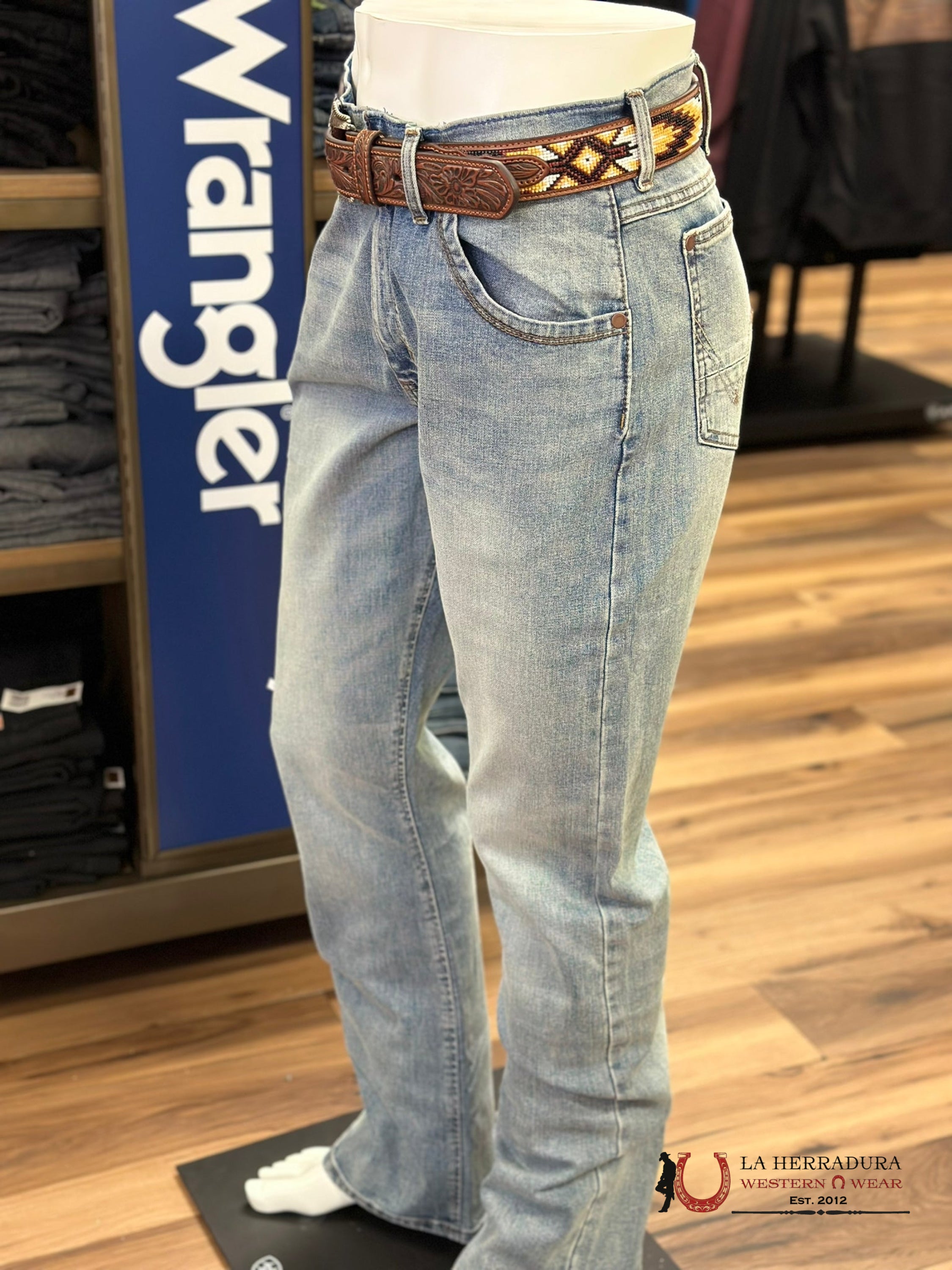 Wrangler Men’s Jeans Retro Slim Boot Br Wash 1077Mwzbr