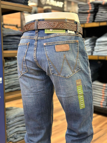 WRANGLER MEN'S JEANS RETRO SLIM STRAIGHT COTTONWOOD 10WLT88BZ
