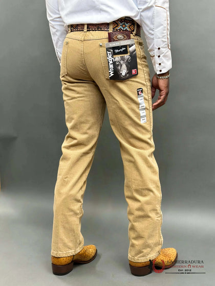 WRANGLER MEN'S JEANS SILVER EDITION SLIM FIT KHAKI WASH 10H33SETN