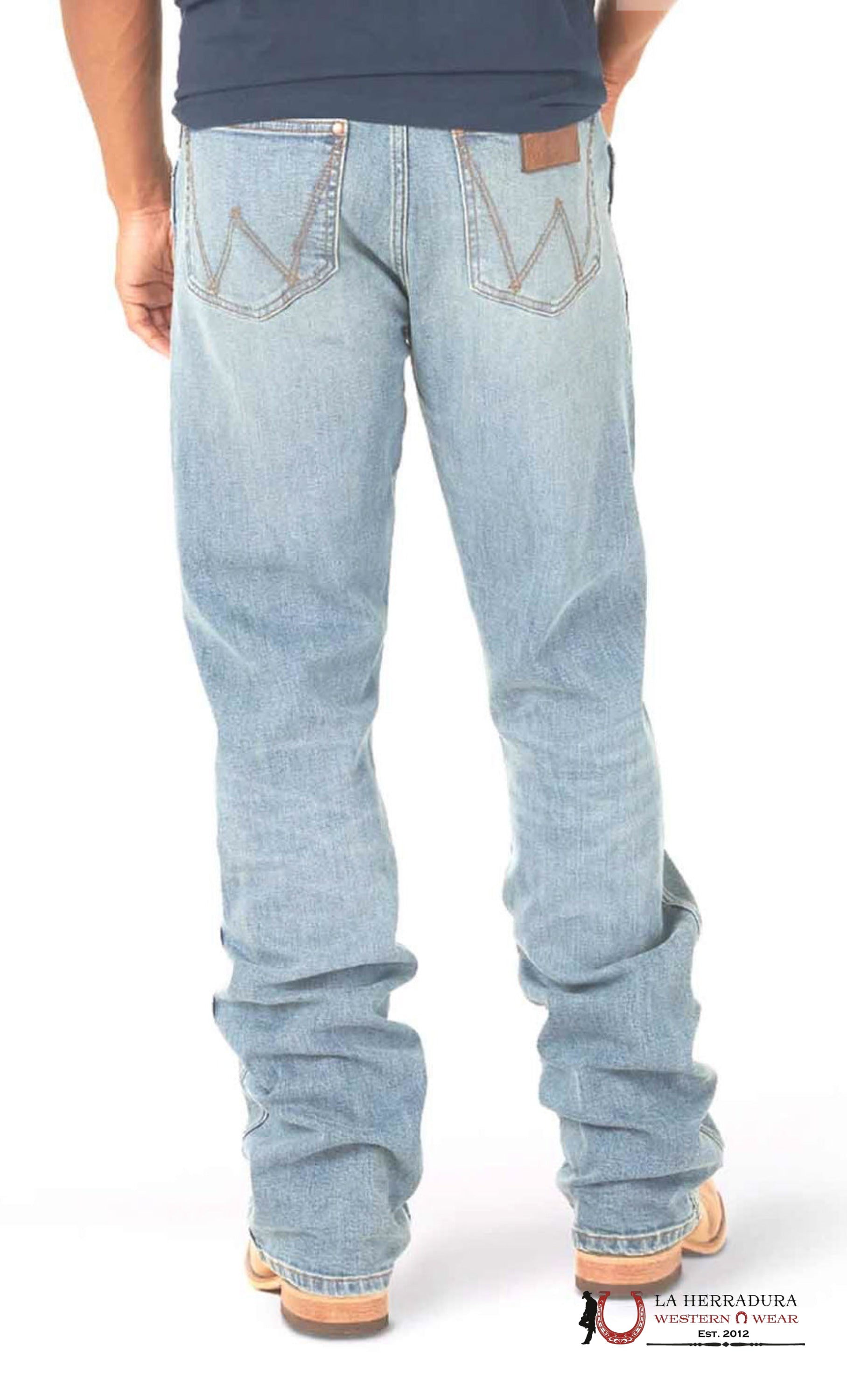 Wrangler Mens Retro Premium Slim Boot Cut Jeans -77MWPEA WRANGLER JEANS