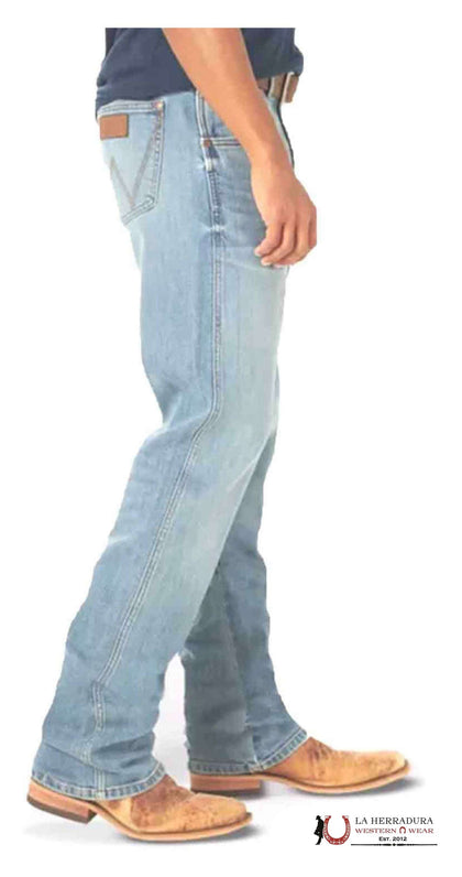 Wrangler Mens Retro Premium Slim Boot Cut Jeans  -77MWPEA
