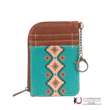 Cartera WRANGLER Mini Tarjetero Turquesa