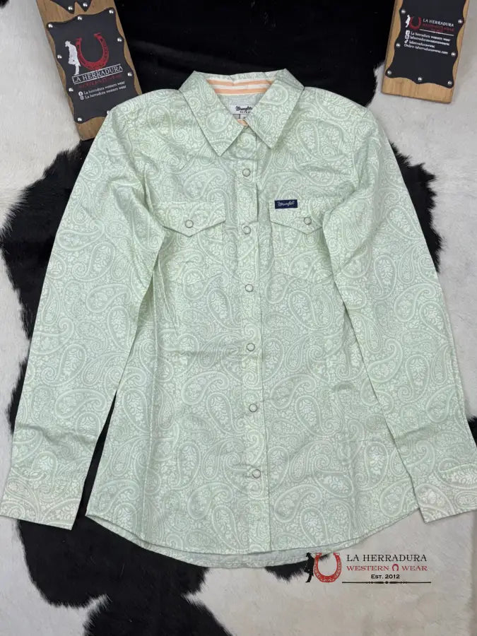 Wrangler Mint Green Ropa Mujeres