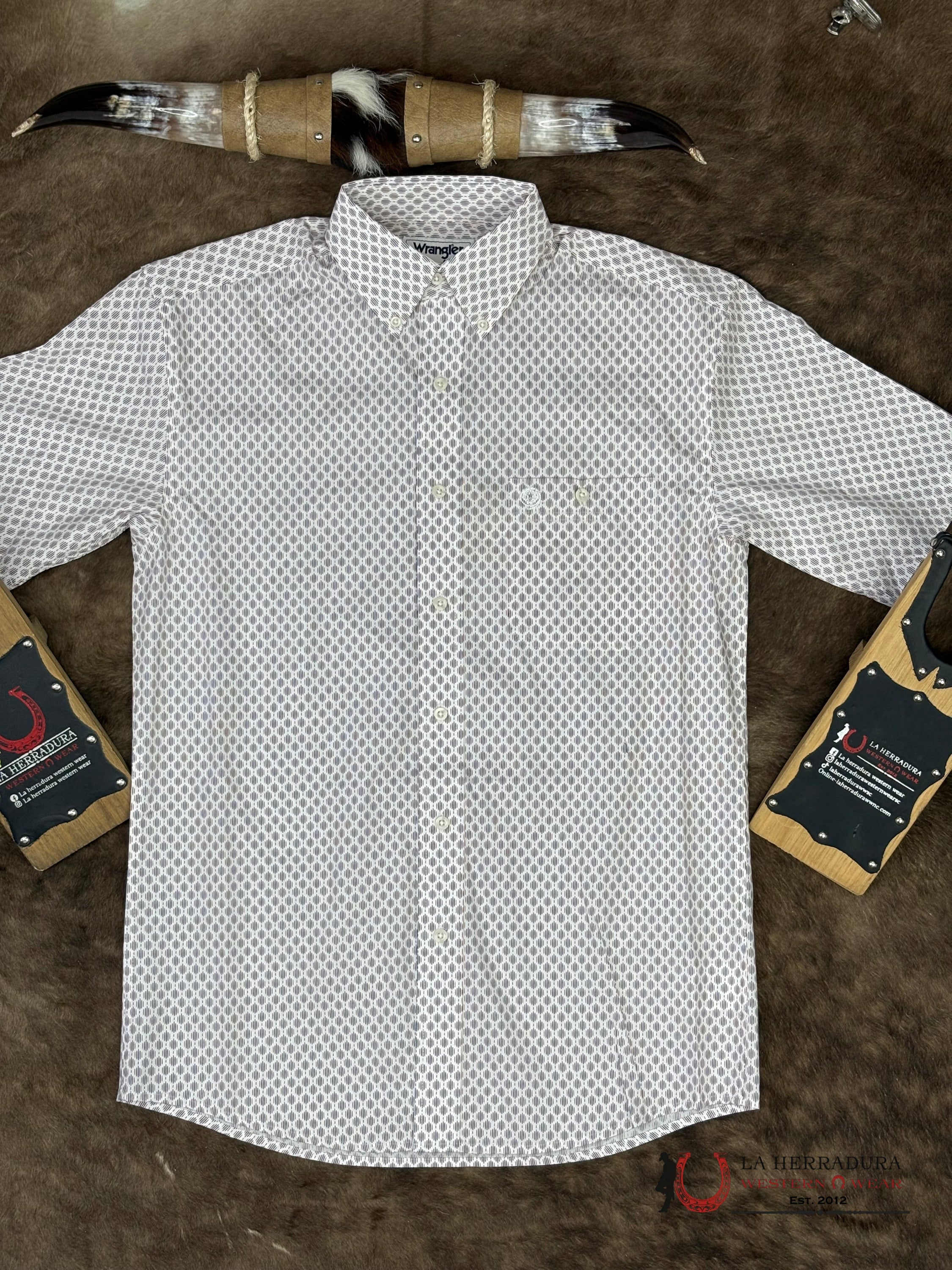 WRANGLER Multi Color With Stripes Short Sleeve Shirt Men - 5409 ROPA HOMBRES