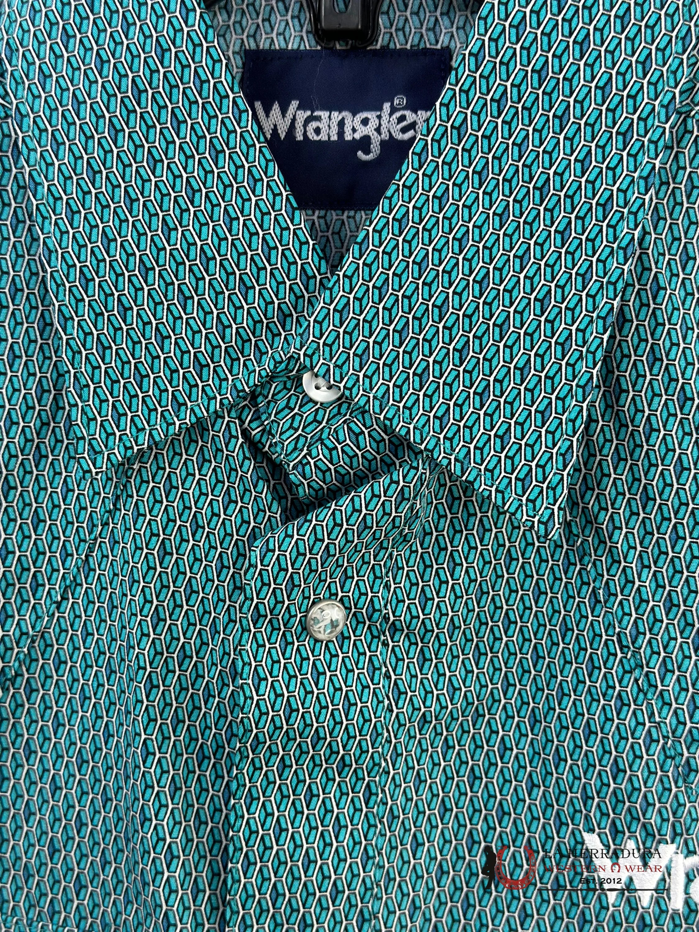 Wrangler Ocean Snap Long Sleeve Shirt Ropa Hombres