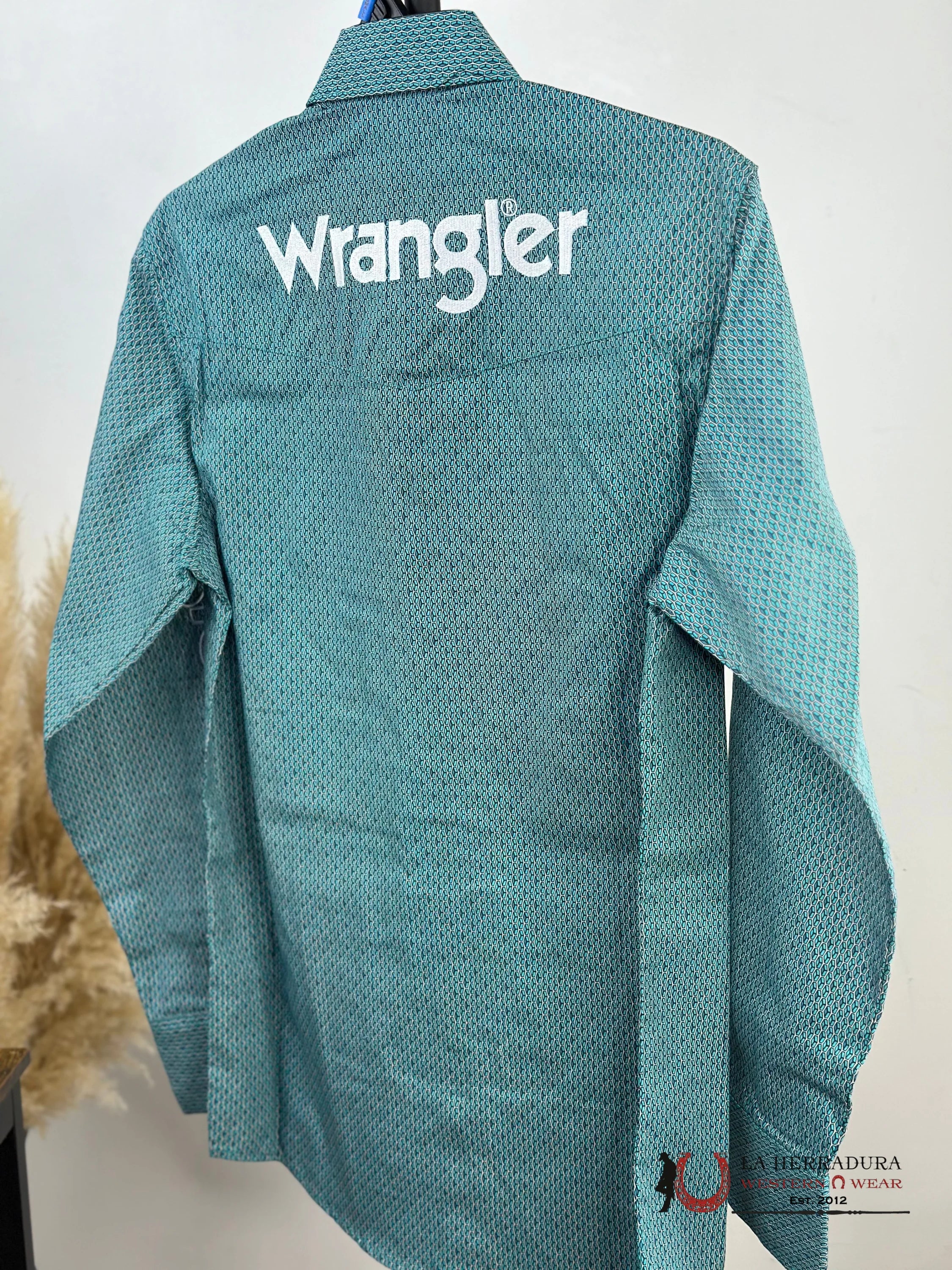 Wrangler Ocean Snap Long Sleeve Shirt Ropa Hombres