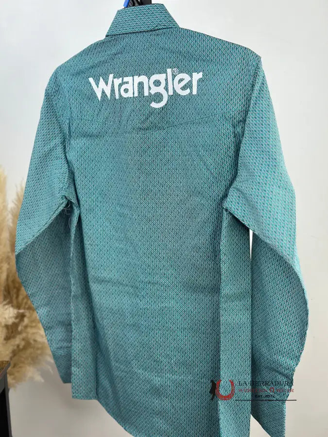 Wrangler Ocean Snap Long Sleeve Shirt Ropa Hombres