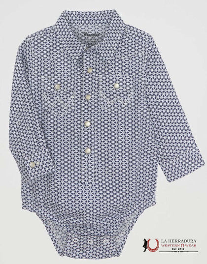 CAMISA MANGA LARGA WRANGLER A CUADROS AZUL CLARO ESTAMPADO 112355401