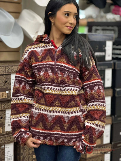 Wrangler Jersey Azteca Azul Para mujer 