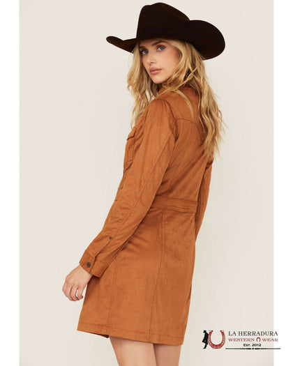 VESTIDO CHAQUETA WRANGLER RETRO MARRÓN - 6668