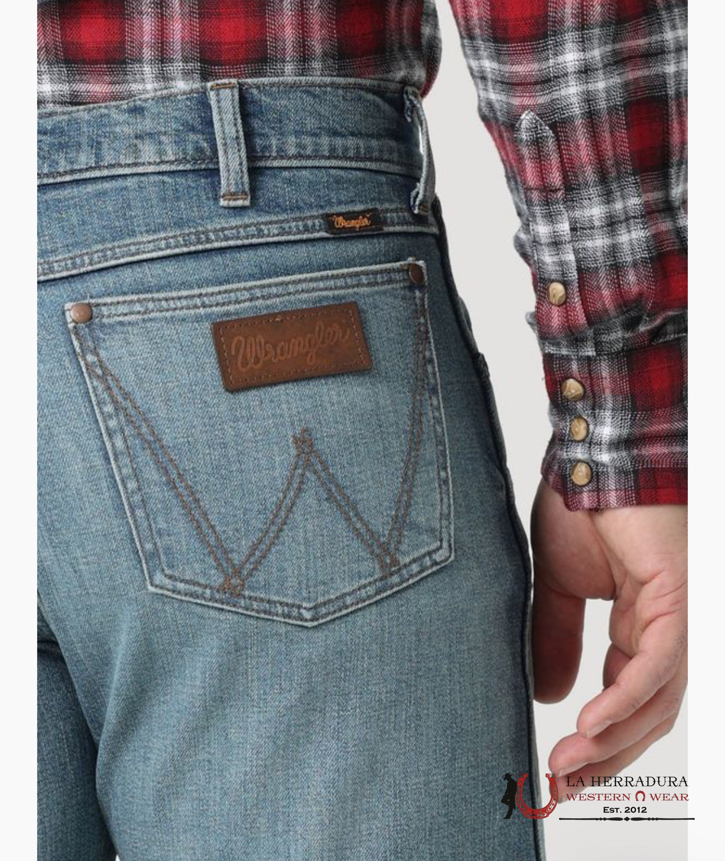 Wrangler - Retro Premium Slim Boot Green Jean - 112317588 WRANGLER JEANS