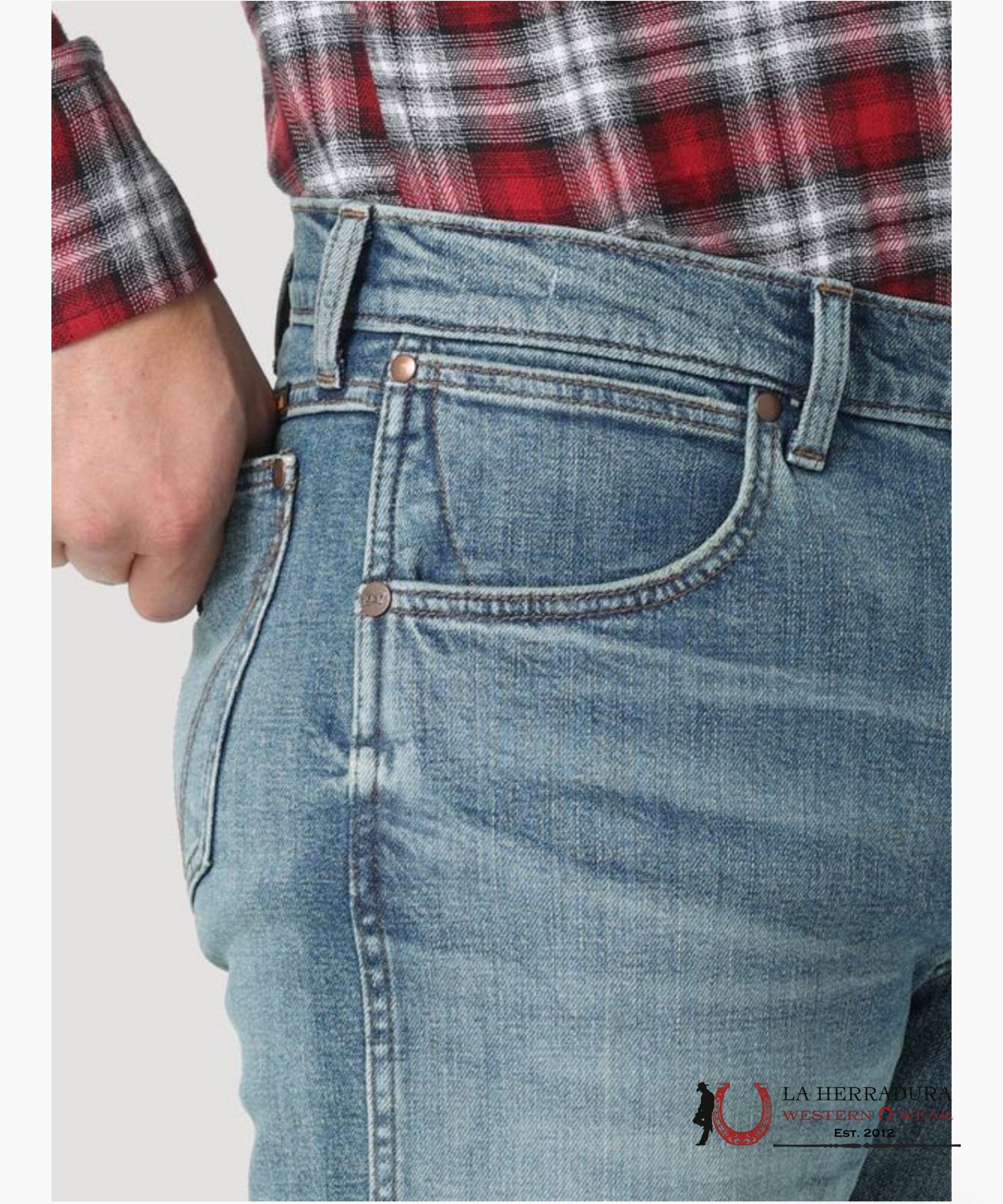 Wrangler - Retro Premium Slim Boot Green Jean - 112317588 WRANGLER JEANS