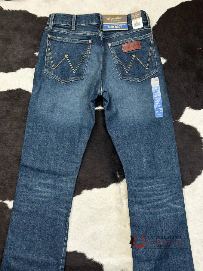 Wrangler Retro Slim Boot Midwash 77Mwz Jeans