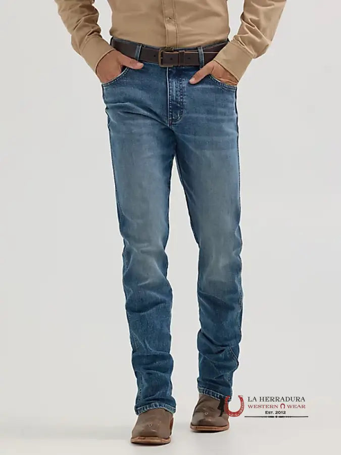 Wrangler Retro Slim Boot Midwash Jeans