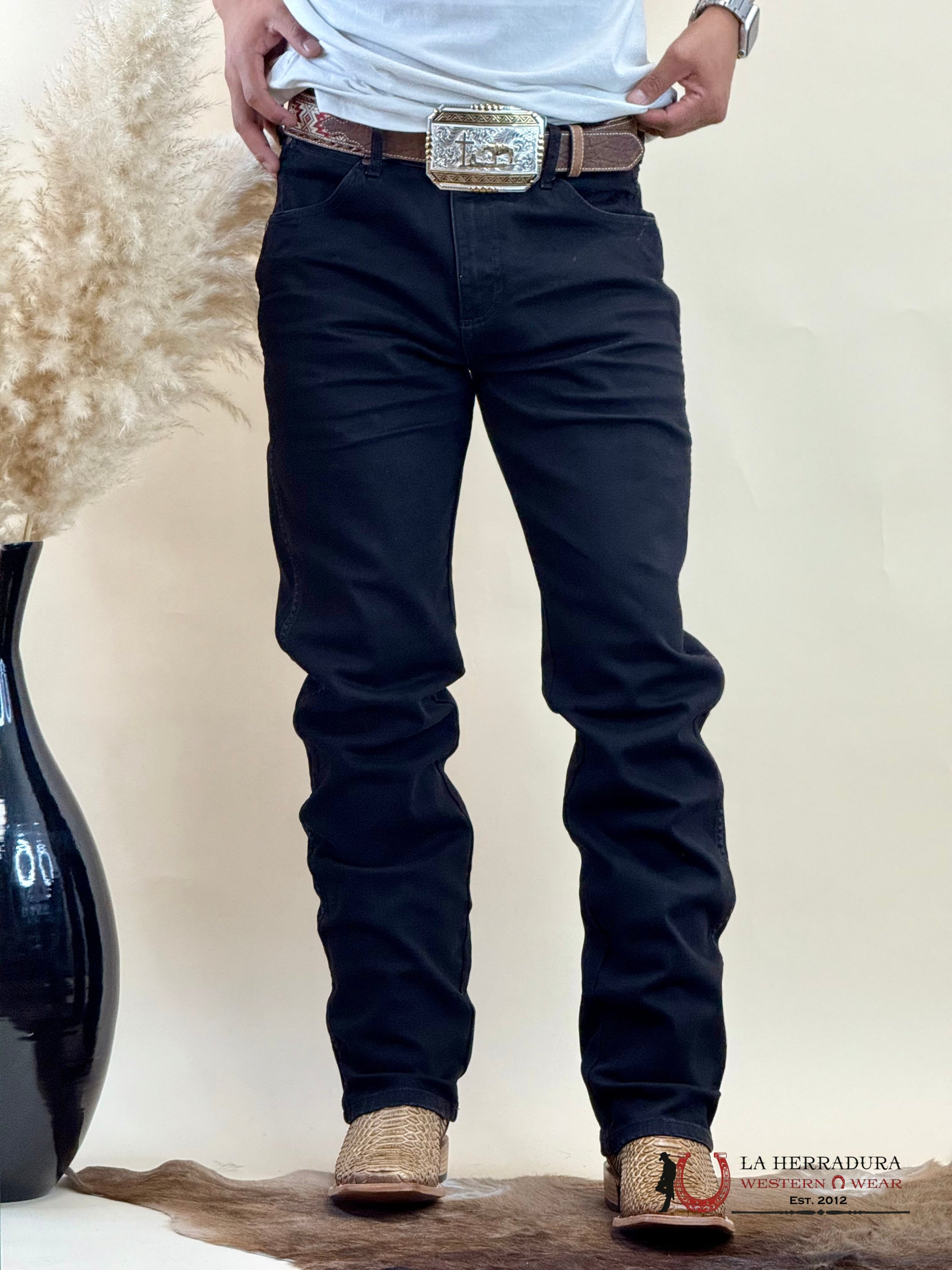 WRANGLER RETRO SLIM STRAIGHT BLACK 88MWz WRANGLER JEANS