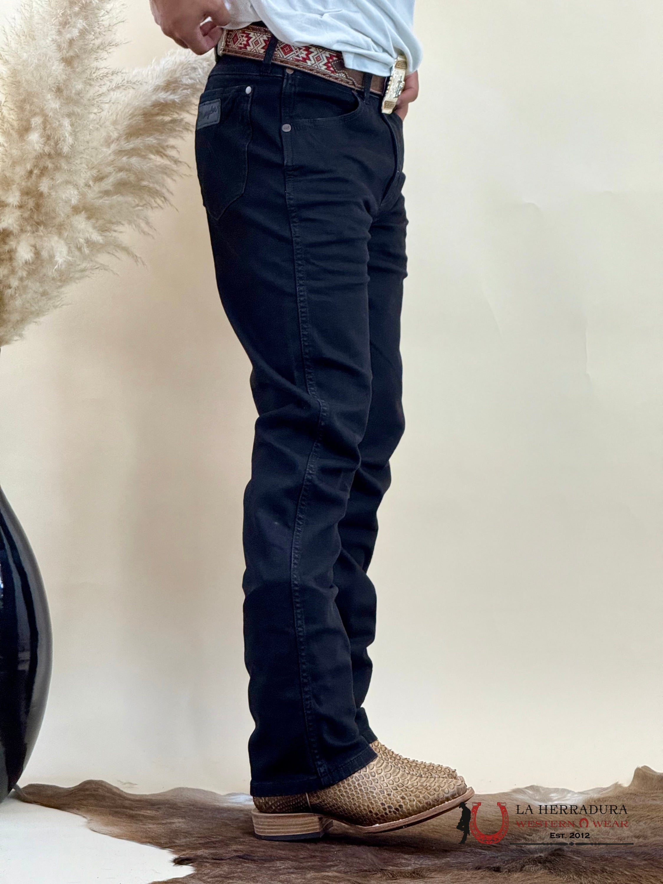 WRANGLER RETRO SLIM STRAIGHT BLACK 88MWz WRANGLER JEANS