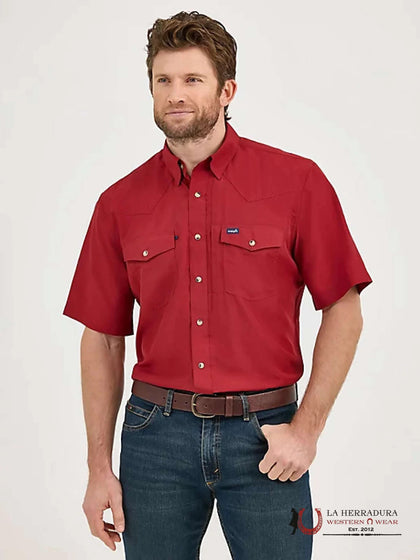 CAMISA WRANGLER DE MANGA CORTA ROJO ESCARLATA 11235936