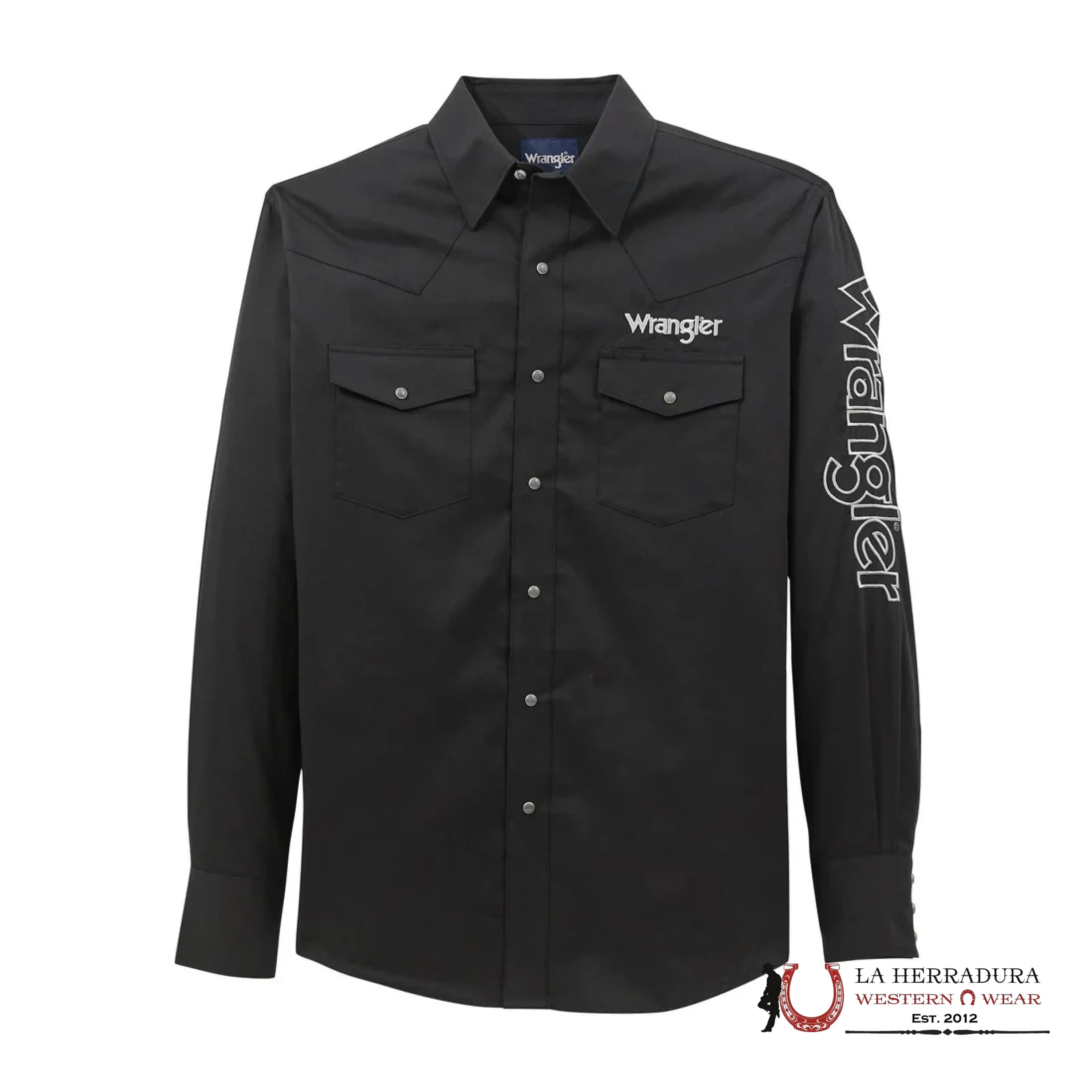 WRANGLER SHIRT BLACK LONG SLEEVE 112368538 ROPA HOMBRES