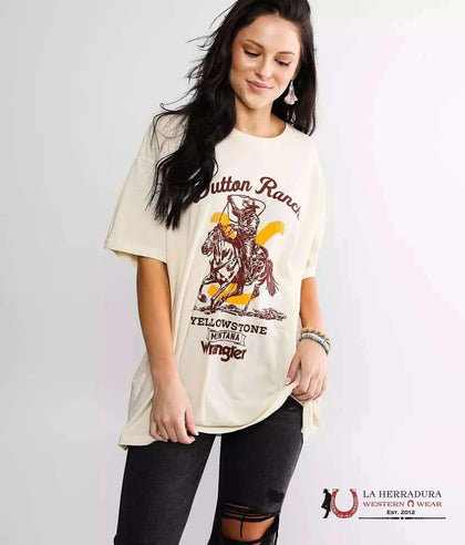 WRANGLER T-SHIRT YELLO STONE 112323597