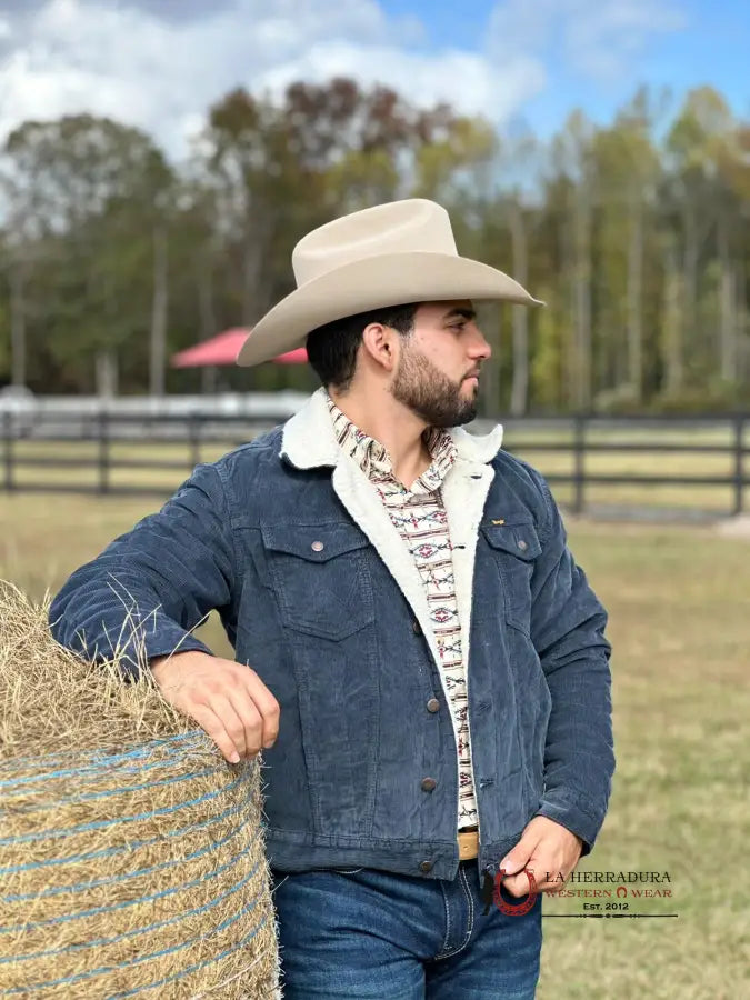 Wrangler Traditional Lined Ombre Blue Ropa Hombres