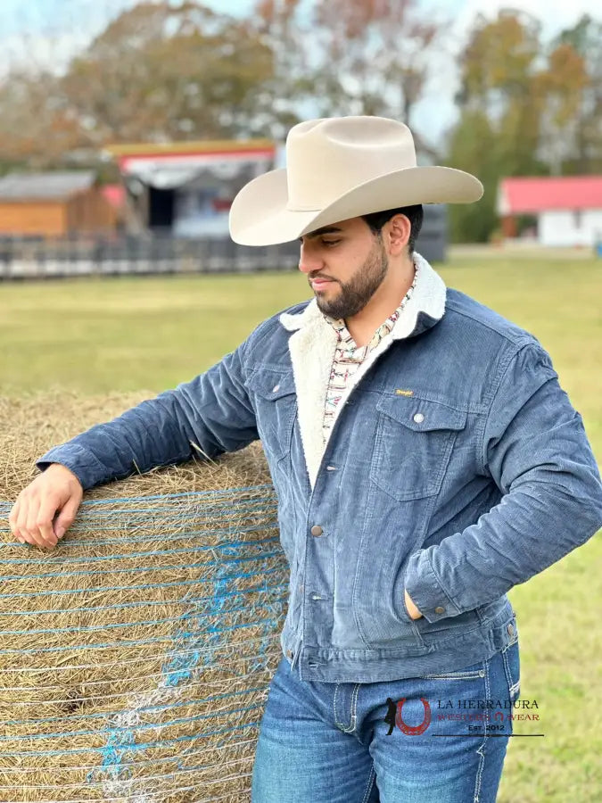 Wrangler Traditional Lined Ombre Blue Ropa Hombres