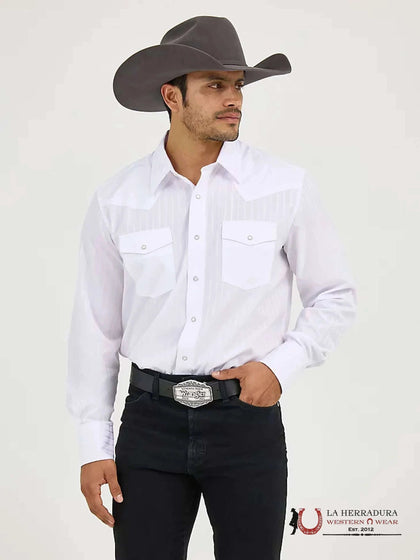 CAMISA CLÁSICA BLANCA WRANGLER -75221WH