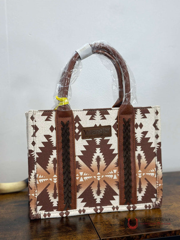 BOLSO DE MANO AZTECA ARENA BLANCA WRANGLER