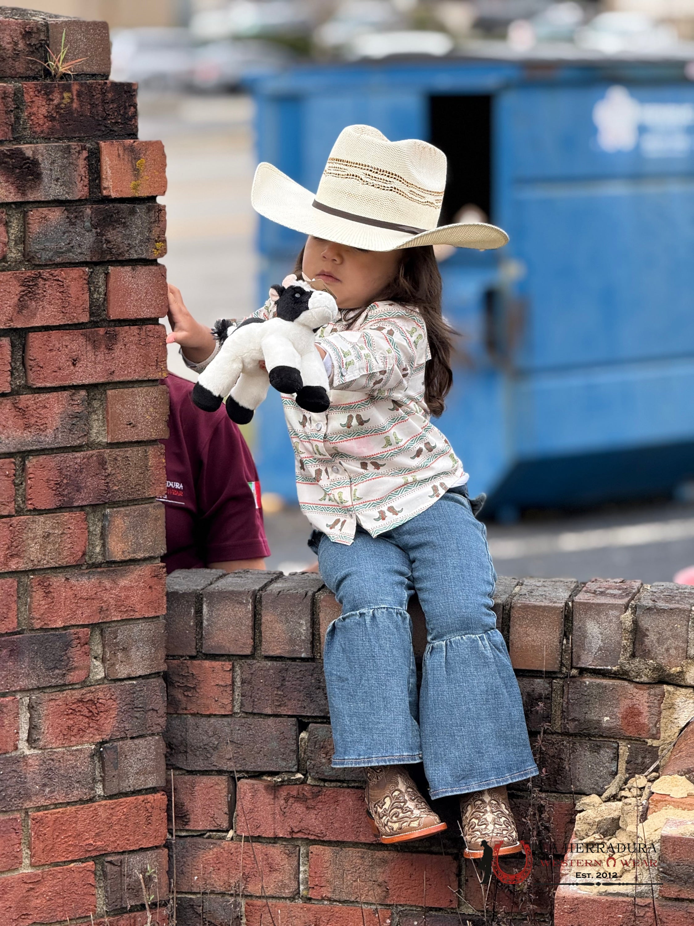 WRANGLER WHITE WITH BOOT PRINTS NIÑOS